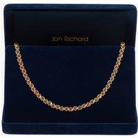Jon Richard Women's Gold Plated Cubic Zirconia Red Heart Allway Necklace