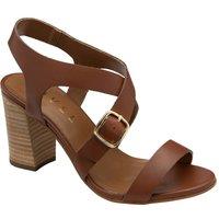 Ravel Women's 'Birkby' Leather Heeled Sandals in Tan | Size: 4