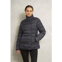 Hobbs London Women's Tana Puffer in Dark Grey | Size: 18