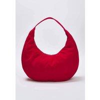 WOVCOR Women's Oversized Padded Hobo Shoulder Bag in Red