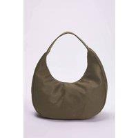 WOVCOR Women's Oversized Padded Hobo Shoulder Bag in Khaki