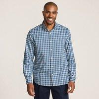 Lands' End Men's Buttondown Ultimate Shirt, Traditional Fit in Royal | Size: Medium