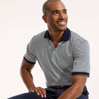 Lands' End Men's Supima Polo Shirt, Traditional Fit in Dark Blue | Size: Small