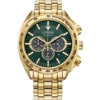 Citizen Men's CA4542-59X 43mm Quartz Watch in Gold