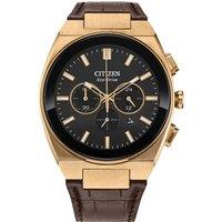 Citizen Men's CA4583-01E 43mm Quartz Watch in Brown