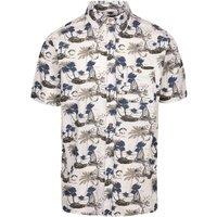 Trespass Men's Frantom Woven Casual Shirt in Off-White | Size: 2XL