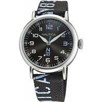Nautica Men's NAPLSF015 Loves the Ocean 40mm Quartz Watch in Black
