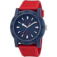 Nautica Men's NAPATF204 Ayia Triada 44mm Quartz Watch in Red
