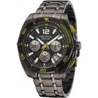 Nautica Men's NAPTCF210 Tin Can Bay 44mm Quartz Watch in Dark Grey