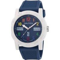 Nautica Men's NAPATS304 Ayia Triada 44mm Quartz Watch in Blue
