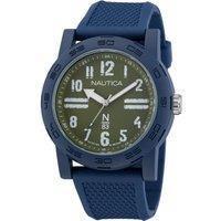 Nautica Men's NAPATS305 Ayia Triada 44mm Quartz Watch in Blue