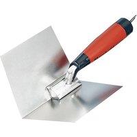 Marshalltown M23D Internal Dry Wall Corner Trowel Durasoft Handle in Silver