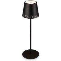 BRILONER Black 2.6W Rechargeable LED Table Lamp