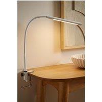 ValueLights Daylight Adjustable Reading Task LED Desk Lamp With Clamp in White