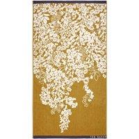 Ted Baker 'Wisteria' Cotton Towels in Gold | Size: Bath Sheet