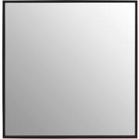 Orsina Contemporary Black Small Square Wall Mirror, Reflective Wall Mirror, Versatile Antique Mirror for home