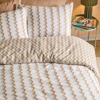 Duvet Day Izzie Reversible Soft Touch Duvet Cover Set in Gold | Size: King