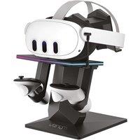 Venom LED Charging Stand for Meta Quest 3S, Quest 3, Quest 2 & Quest Pro in Black