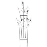 Primrose Curved Leaf & Bird Design with Brushed Bronze Accents 182cm