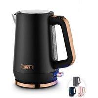Tower Cavaletto Jug Kettle Black & Rose Gold