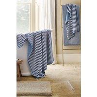 CHRISTY 'Portobello Stripe' Coastal Inspired Towels in Blue | Size: Bath Sheet