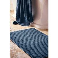 CHRISTY 'Prism' Luxury 100% Turkish Cotton Bath Mats in Navy