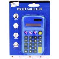 Just Stationery Pocket Calculator in Blue