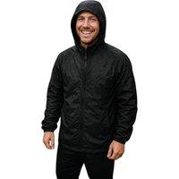 Kingsley & Harper Lightweight Waterproof Packable Raincoat - Unisex, Black | Size: 2XL