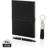 Swiss Peak Logo Business Gift Set in Black