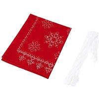 Vervaco EMB T/RUN SNOWFLAKES - Cross Stitch Kit: Runner: Snowflakes