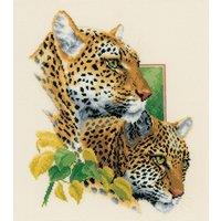 Vervaco LEOPARD DUO - Counted Cross Stitch Kit: Leopard Duo
