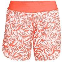 Lands' End Women's Plus Board Shorts - with Swim Briefs in Orange | Size: 20