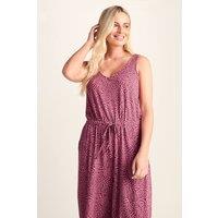 TOG24 Women's 'Emmie' Supersoft Jumpsuit in Raspberry | Size: 14