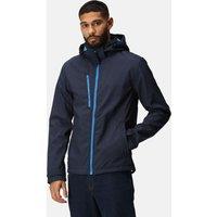 Regatta Men's Venturer 3-layer Printable Hooded Softshell Jacket in Mid Navy | Size: 3XL