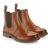 CATESBY ENGLAND Men's Bute Leather Casual Chelsea Boots in Tan | Size: 8