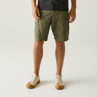 Regatta Men's Ruwan Cotton Twill Cargo Shorts in Khaki | Size: 44R
