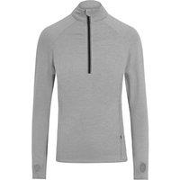 AWDis Men's Cool-Flex Half Zip Long-Sleeved Top in Silver | Size: Small