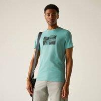 Regatta Men's Breezed Short Sleeved Graphic T-Shirt in Mint | Size: 3XL