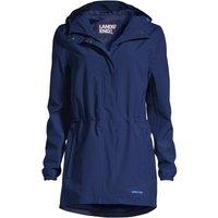 Lands' End Women's Squall Packable Raincoat in Dark Navy | Size: 14-16