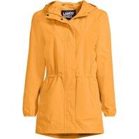 Lands' End Women's Squall Packable Raincoat in Orange | Size: 8