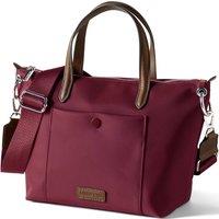Lands' End Women's Mini Tote Bag in Burgundy
