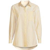 Lands' End Women's Cotton Oxford Shirt in Yellow | Size: Medium
