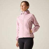 Regatta Women's 'Arec III' Wind Resistant Waterproof Softshell Jacket in Pale Lilac | Size: 16