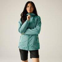 Regatta Women's Hamara IV Hooded Waterproof Jacket in Teal | Size: 18