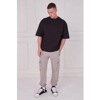 ELAINA FASHION Men's Urban Flex Utility Cargo Pants in Beige | Size: Large