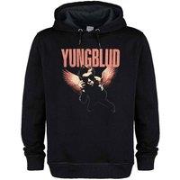 Amplified Men's Wings Yungblud Hoodie in Black | Size: XS