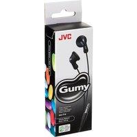 JVC Gumy In-Ear Wired Earphones, Black, HA-F14 in Black