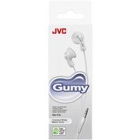 JVC Gumy In-Ear Wired Headphones, White, HA-F14 in White