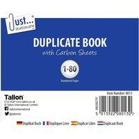 Just Stationery Carbonless Copy Paper Receipt Book in Blue