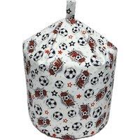 Kaikoo White goal print beanbag